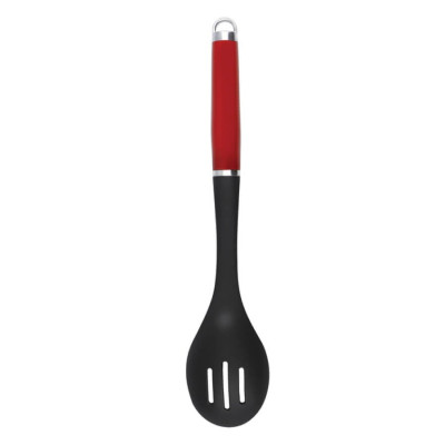 Ложка для сервіровки з прорізами KitchenAid Coreline, 35 см, червоний (KAG004OHERE)