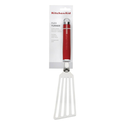 Лопатка з прорізами KitchenAid Coreline, 33 см, червоний (KAG024OHERE)