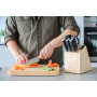 Набір ножів з підставкою KitchenAid Coreline, 11 предметів і точило (KAG12STSNBXOBQ)