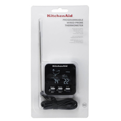 Термометр кухонний з таймером KitchenAid Measuring (KQ906G)