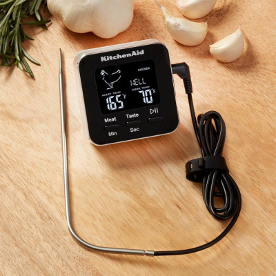 Термометр кухонний з таймером KitchenAid Measuring (KQ906G)