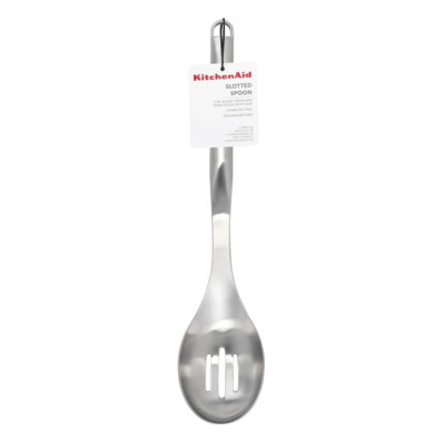 Ложка кухонна з прорізами KitchenAid Premium, 34 см (KMG004OHSS)