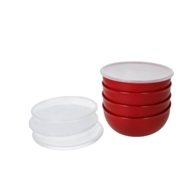 Набір мисок-приправниць з кришками KitchenAid Universal, 4 шт, 28 гр, червоний (KQG177BXERE)