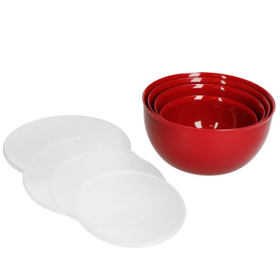 Набір мірних ковшиків KitchenAid Universal, 4 шт, 59/79/118/237 мл, червоний (KQG058OHERE)