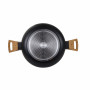 Каструля з кришкою Bergner Earth black, 20 см, 2.5 л (BG-32035-BK)