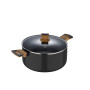 Каструля з кришкою Bergner Earth black, 20 см, 2.5 л (BG-32035-BK)