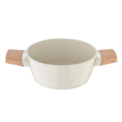 Каструля з кришкою Bergner Naturally, 20 см, 2.4 л (BG-34745-CR)