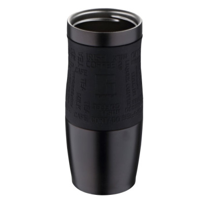 Термокружка Bergner Walking anywhere, 400 мл (BG-37518-MBK)