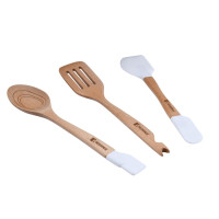 Набір кухонного приладдя Bergner Naturally, 3 предмета (BG-43050-WH-6)