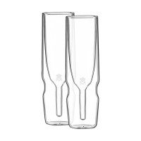 Набір склянок з подвійними стінками Bergner MasterPro Mixology, 190 мл, 2 шт (BGMP-20205)