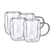 Набір чашок з подвійними стінками Bergner MasterPro Mixology, 50 мл, 4 шт (BGMP-20209)