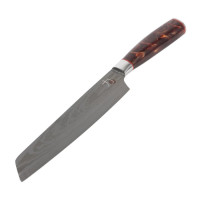 Ніж кухонний накірі Bergner MasterPro Tetsu, коричневий, 20 см (BGMP-4127-BR)