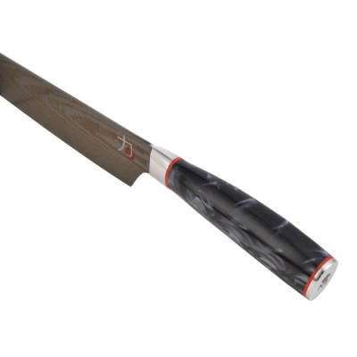 Ніж кухонний накірі Bergner MasterPro Tetsu, чорний, 20 см (BGMP-4127-MBK)