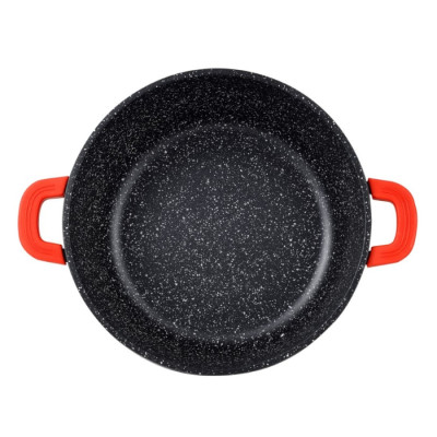 Каструля з кришкою Bergner Chroma, 28 см, 6 л (BG-30116-BK)