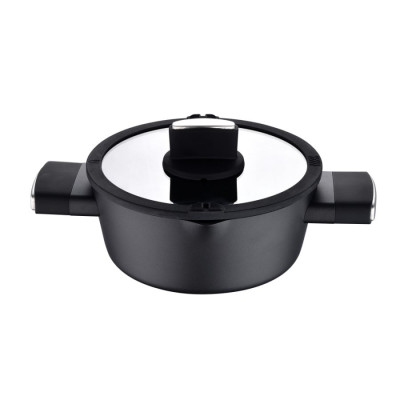 Каструля з кришкою Bergner Ion, 2 л (BG-35800-BK)
