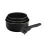 Набір ковшів Bergner Click&cook black, 16/18/20 см (BG-31602-BK)