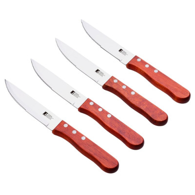 Набір ножів для стейків Bergner Bbq lovers, 4 предмета (BG-40201-MM)