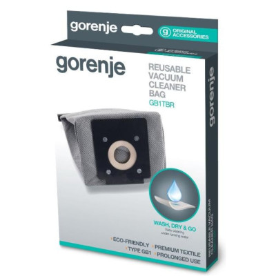 Мішок для пилососу текстильний із випускним фільтром Gorenje GB1TBR