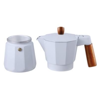 Кавоварка гейзерна Bergner Naturally, 6 чашок (BG-38191-WH-6)