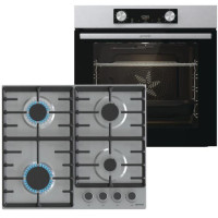 Комплект духова шафа + варильна поверхня газова Gorenje BO6737E02XK + G642ABX