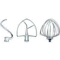 Набор из 3 насадок KitchenAid 5KSM7BL3PSS для чаши 5,6/6,6/6,9 л