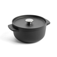 Каструля чавунна з кришкою KitchenAid Matte Oven-to-table, 22 см, 3,3 л (CC004899-001)