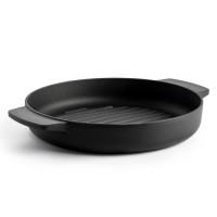 Сковорода-гриль чугунная KitchenAid Matte Oven-to-table, 26 см (CC004600-001)