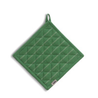 Прихватка KELA Cora, 20x20 см, зеленая в полоску (12820)