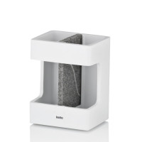 Стакан для зубных щеток KELA Cube, белый, 8.5х6.5х11.5 см (23693)