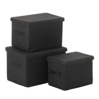 Набор корзин KELA Rimossa, черный, 3 штуки (32124)