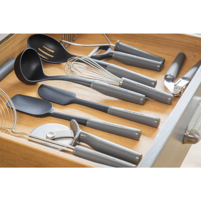 Лопатка для тіста KitchenAid Coreline, 30 см, сірий (KAS031OHCGG)