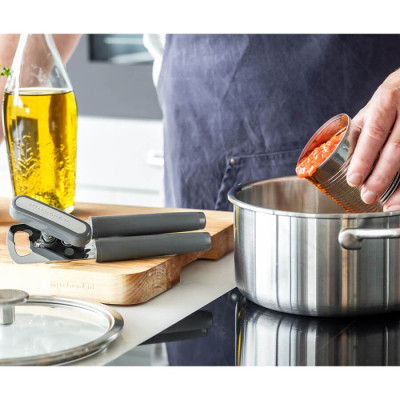 Відкривачка для банок і пляшок KitchenAid Coreline, 21 см, сірий (KES199OHCGG)