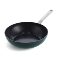 Вок GreenPan Evolution, 28 см, 3,6 л з керамічним покриттям, темно-зелений (CC006392-001)