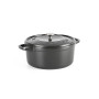 Каструля з кришкою GreenPan Featherweights, 22 см, 3,3 л з керамічним покриттям, чорний (CC005056-001)
