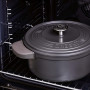 Каструля з кришкою GreenPan Featherweights, 26 см, 5,3 л з керамічним покриттям, чорний (CC004829-001)