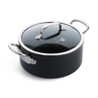 Каструля з кришкою GreenPan Barcelona Pro, 24 см, 4,9 л, з керамічним покриттям (CC005334-001)