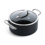 Каструля з кришкою GreenPan Barcelona Pro, 24 см, 4,9 л, з керамічним покриттям (CC005334-001)