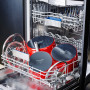 
Каструля з кришкою KitchenAid Steel Core, 20 см, 3,7 л, червоний (CC003267-001)

