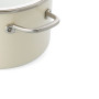 
Каструля з кришкою KitchenAid Steel Core, 24 см, 6 л, мигдальний крем (CC003269-001)
