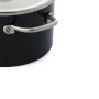 
Каструля з кришкою KitchenAid Steel Core, 24 см, 6 л,матовий чорний (CC006001-001)
