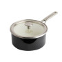 
Ківш з кришкою KitchenAid Steel Core, 20 см, 2,4 л, чорний (CC003288-001)
