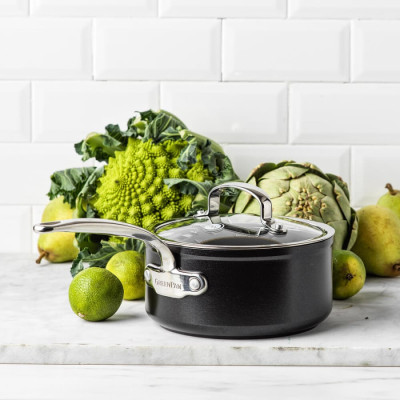 Ківш з кришкою GreenPan Barcelona Pro, 18 см, 2,1 л, з керамічним покриттям (CC005331-001)