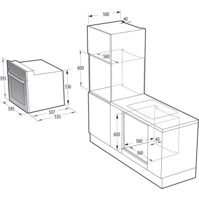 Духовой шкаф электрический GORENJE BO 635 E1B