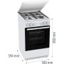 Плита комбінована Gorenje GK5A22WH