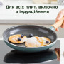 Сковорода GreenPan Mayflower, 28 см з керамічним покриттям, небесно-голубий (CC001669-001)