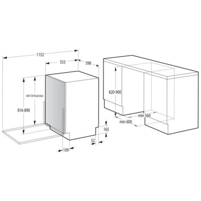 Встраиваемая посудомоечная машина Gorenje GV673D63