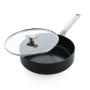 Сотейник з кришкою GreenPan Evolution, 26 см, 3,7 л з керамічним покриттям, чорний (CC007086-001)