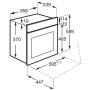 Духова шафа електрична Electrolux EOD3F40BX