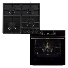 Комплект Дух.шафа + Вар.поверхня газ. Gorenje BO6735E02BK + G641EB