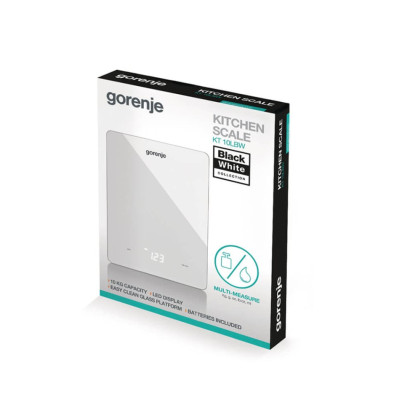 Весы кухонные GORENJE KT10LBW